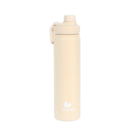 แก้วเก็บความเย็น ICEBASE รุ่น VL-512BE (SPORT) ขนาด 600 มิลลิลิตร สีเบจ